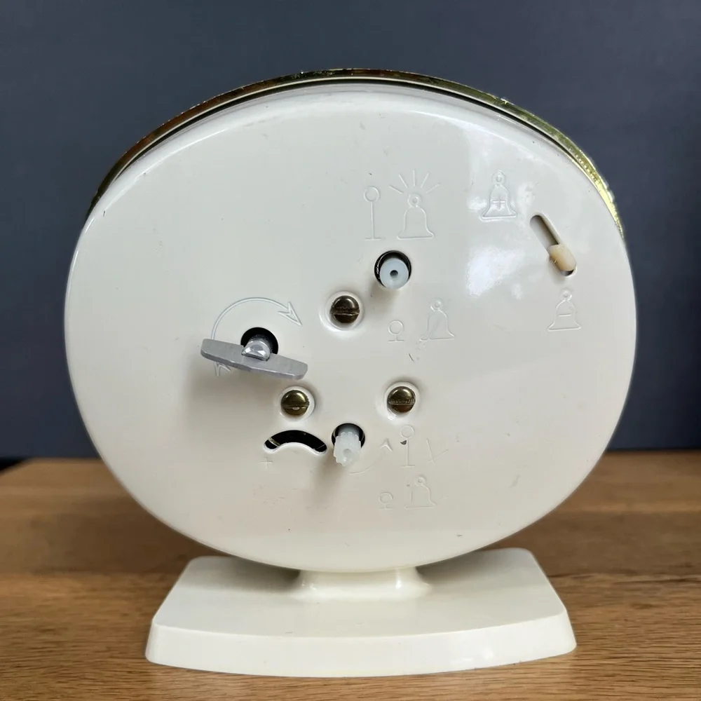 Big Ben Westclox Alarm Clock Vintage 70s Key Windup Glow in the Dark